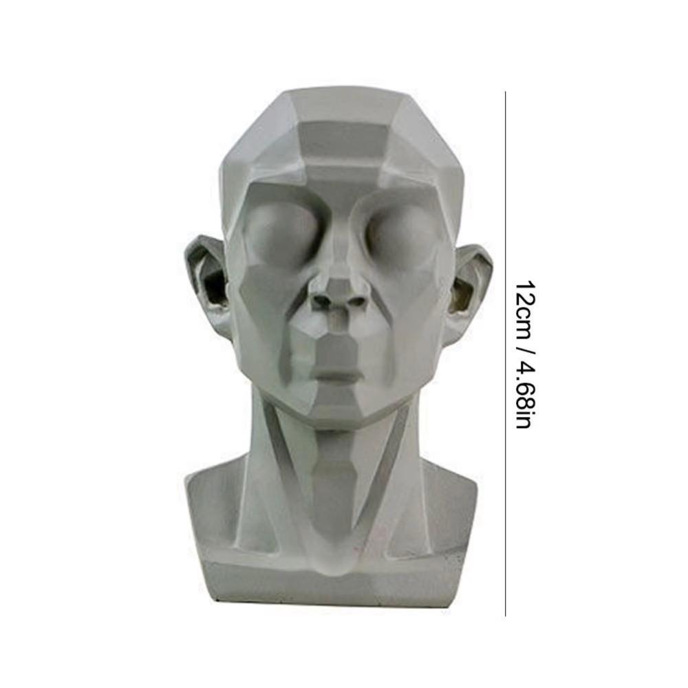 Still Life Ornament Planar Head Model Resin Skecthing Painting Sculpture  for Art Beginner