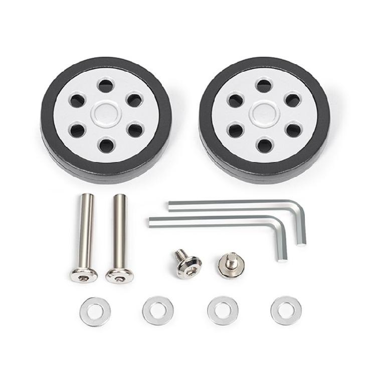 2PCS Plastic Suitcase Replacement Rollers Quiet Wheels Easy Install Assembly Practical Travel Luggage Casters