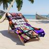 Gta Customize Text Beach Towel Quick-Dry Soft Microfiber For Beach Bathroom Outdoor Swimming Pool Camping Picnic Yoga Diving Vacation Accessories