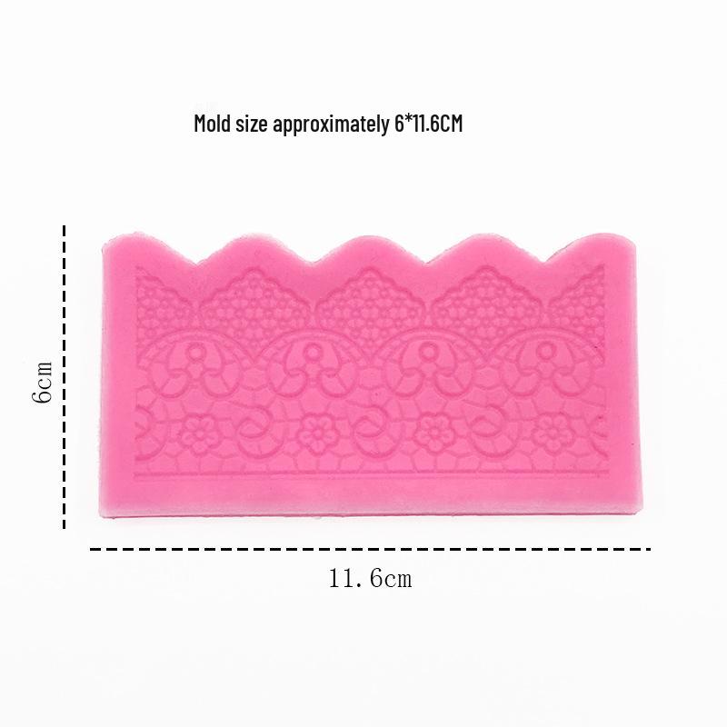 Vintage Pattern Fondant Silicone Mold Cake Border Decoration Set