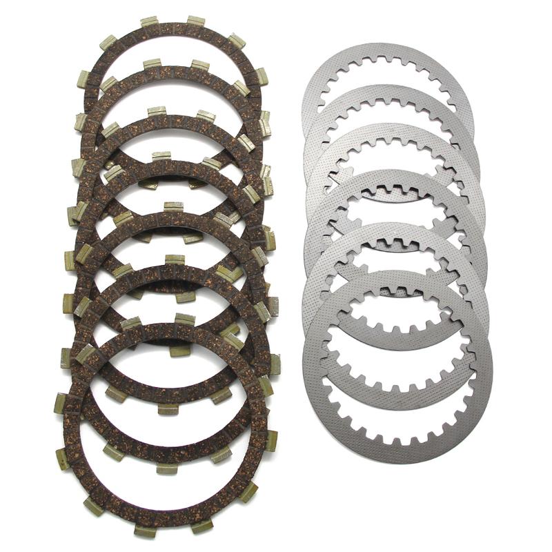 Motorcycle Clutch Friction Disc Plate Kit For Yamaha motor XS750 1977-1979 SE 1979-1980 OEM:4H7-16321-02 7 371-16325-00 6 1.2