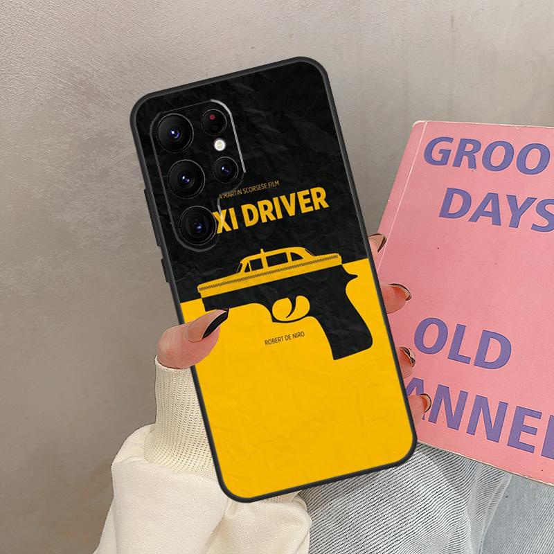 

Taxi Driver 1976 film poster Case For Samsung Galaxy S25 Ultra S20 S21 S22 S24 S23 Ultra S9 S10 Plus S25 FE Cover Coque Galaxy S21