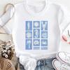 Beach Travel Cute Pattern Harajuku T-Shirt Printed Summer Casual Versatile Fashion Short Sleeve Women's Top Popular T-Shirt