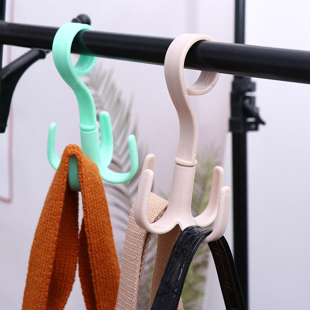 Clothing Storage Rotated for Shoes Belt Scarf Clothes Hanger Hanger Hooks Bag Rack Hanging Rack