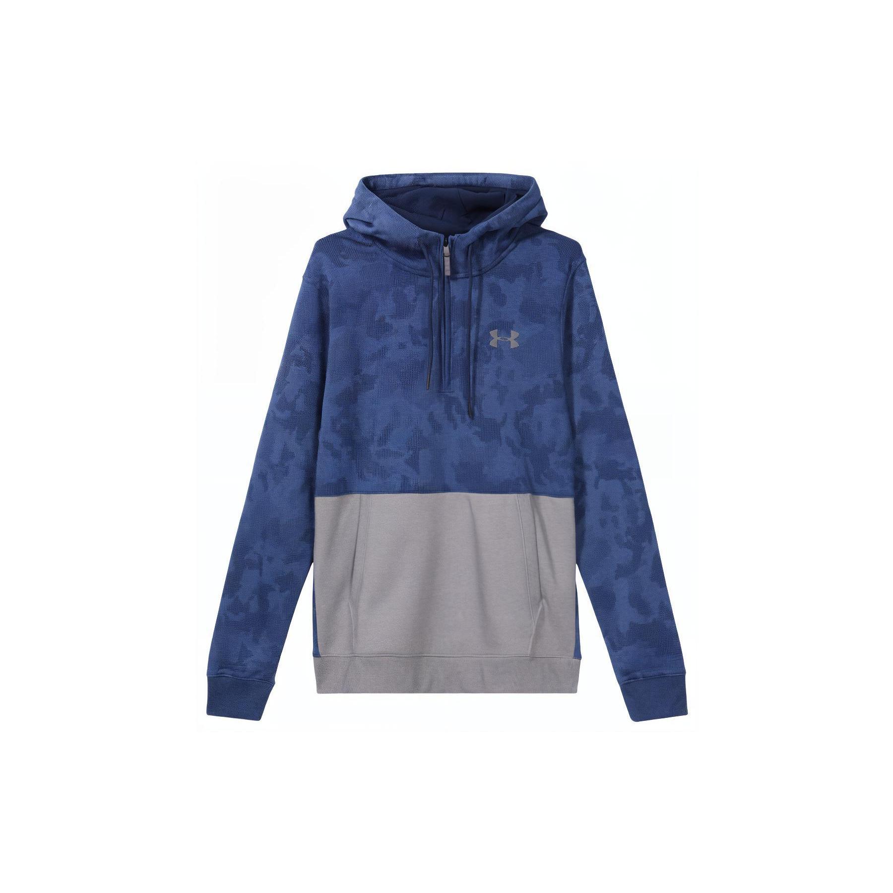 Толстовки Under Armour Мужские Синие С капюшоном Умеренный Обычный 1299135-409 L