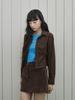 Pomme Starlit Corduroy Skirt (Brown)