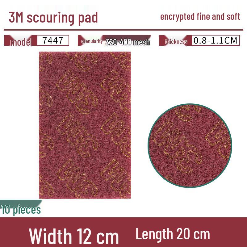 3M Stainless Steel Scouring Pad Roll for Kitchen Pot Brush & Rust Removal