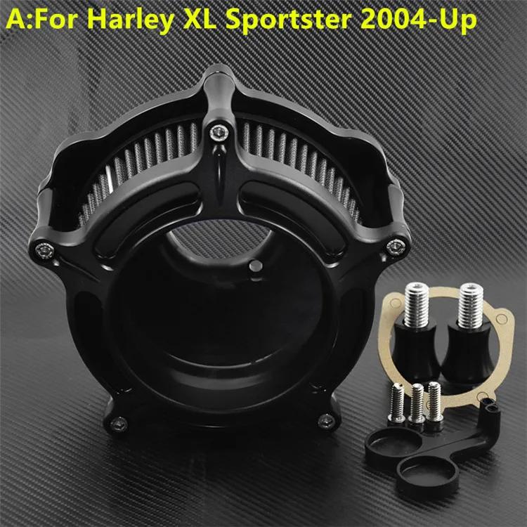 Motorcycle Air Filter Intake Air Cleaner System Kit For Harley Sportster XL Iron 883 1200 Touring Road King Softail Dyna FLHT