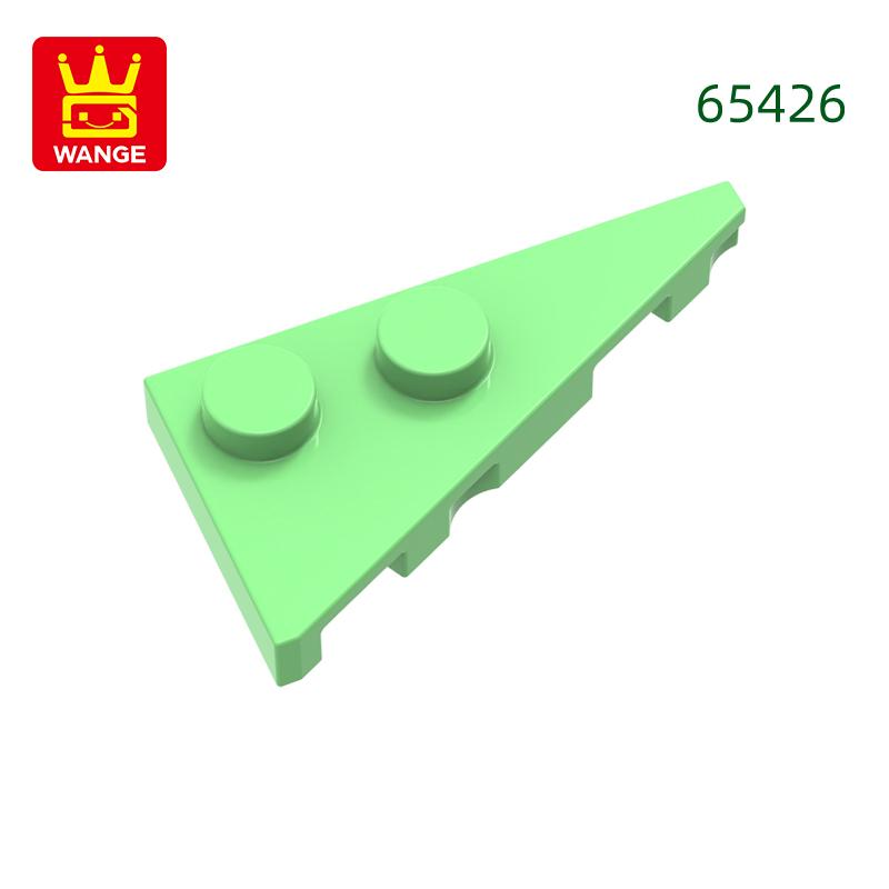 187 Stück/Los65426 2x4 Keilplatte Rechts SpitzBausteine Moc Hue Zubehör Kompatibel mit Stein DIY Ersatzteil Spielzeug