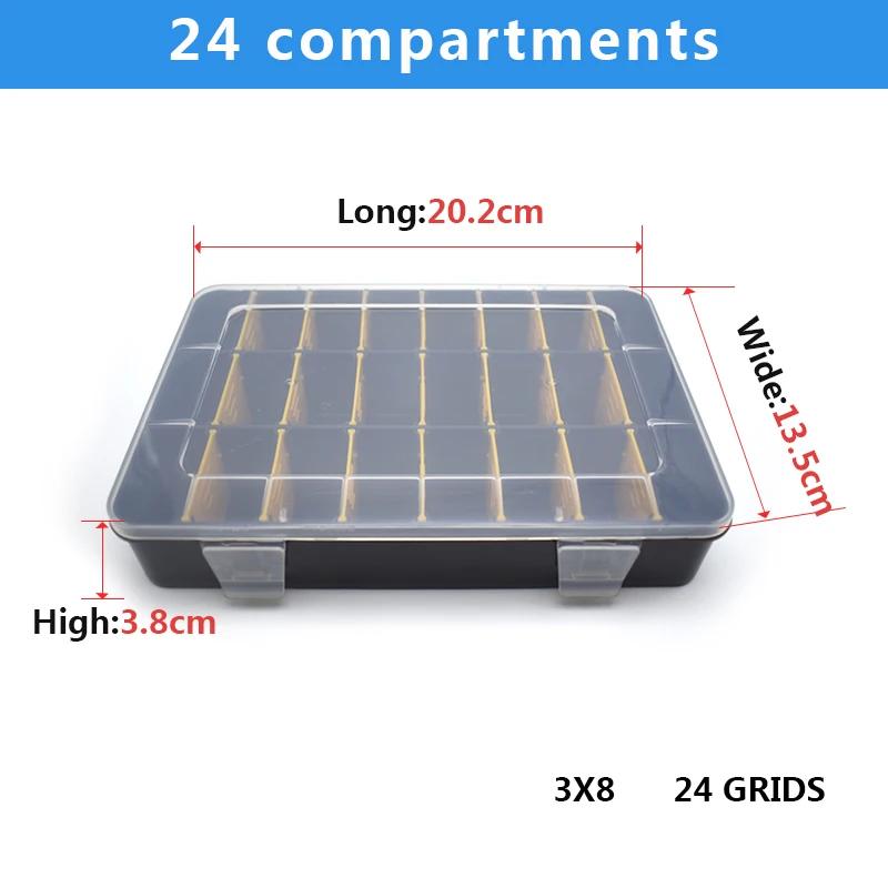 

Ящик для инструментов Органайзеры и хранение Пластиковый контейнер Отсек Регулируемый съемный ящик для инструментов Крепеж Винт