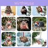 Delightful Acrylic Hippo Christmas Decoration And Gift For Joyful Holiday Moments