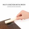 12pcs Ergonomic Design Wire Copper Brush Wood Handle Heavy-Duty Brush Set  Industrial Use