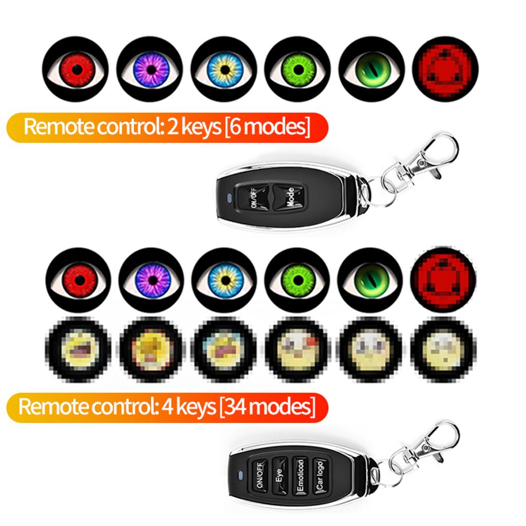2X 3.5 Inch LED Fog Lights Dynamic Angel Eye Headlight 12V LED Work Light Car Auxiliary Headlight Daytime Running Light For Car