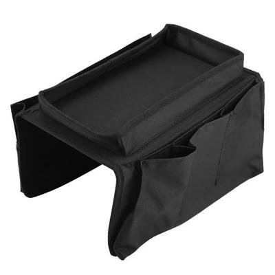 Armlehnen-Organizer - Alomejor - Sofa - 600D Polyestergewebe - 3 kleine Taschen - 1 große Tasche