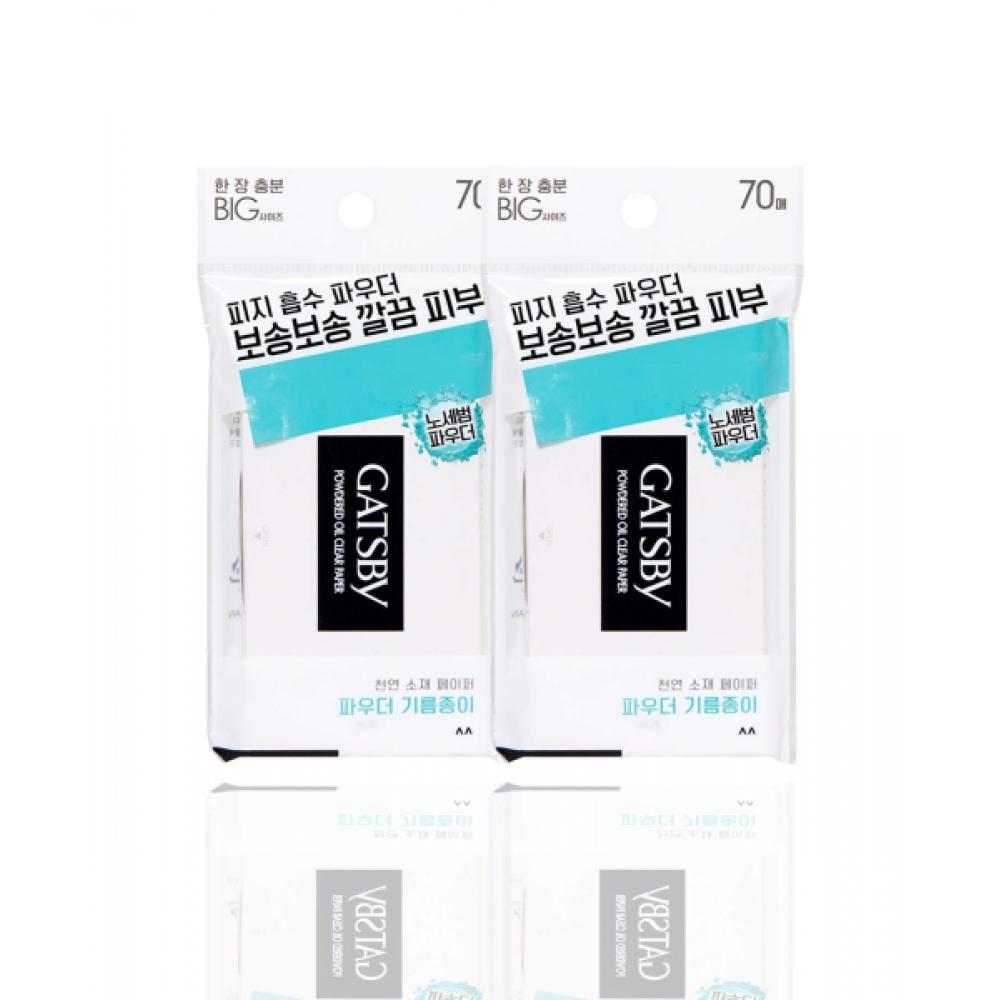 

Gatsby Powder Type Oil Clear Oil Paper 70 Sheets 2 FREE