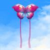 Kids Butterflies Kite with 50M Flying Line Outdoor Beach Park Lawn Easy To Fly Large Long Tail Colorful Animal Kite Adults Boys Girls Gift