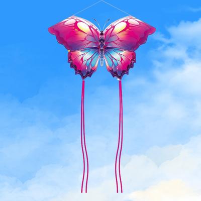 Kids Butterflies Kite with 50M Flying Line Outdoor Beach Park Lawn Easy To Fly Large Long Tail Colorful Animal Kite Adults Boys Girls Gift