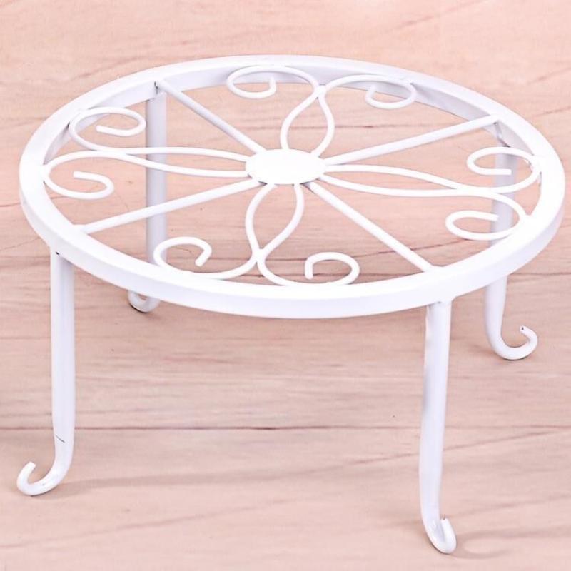 Metal Potted Plant Stands Duty Rustproof Iron Round Flower Pot Stands Plant Holder Support Rack Plant Stand Rack