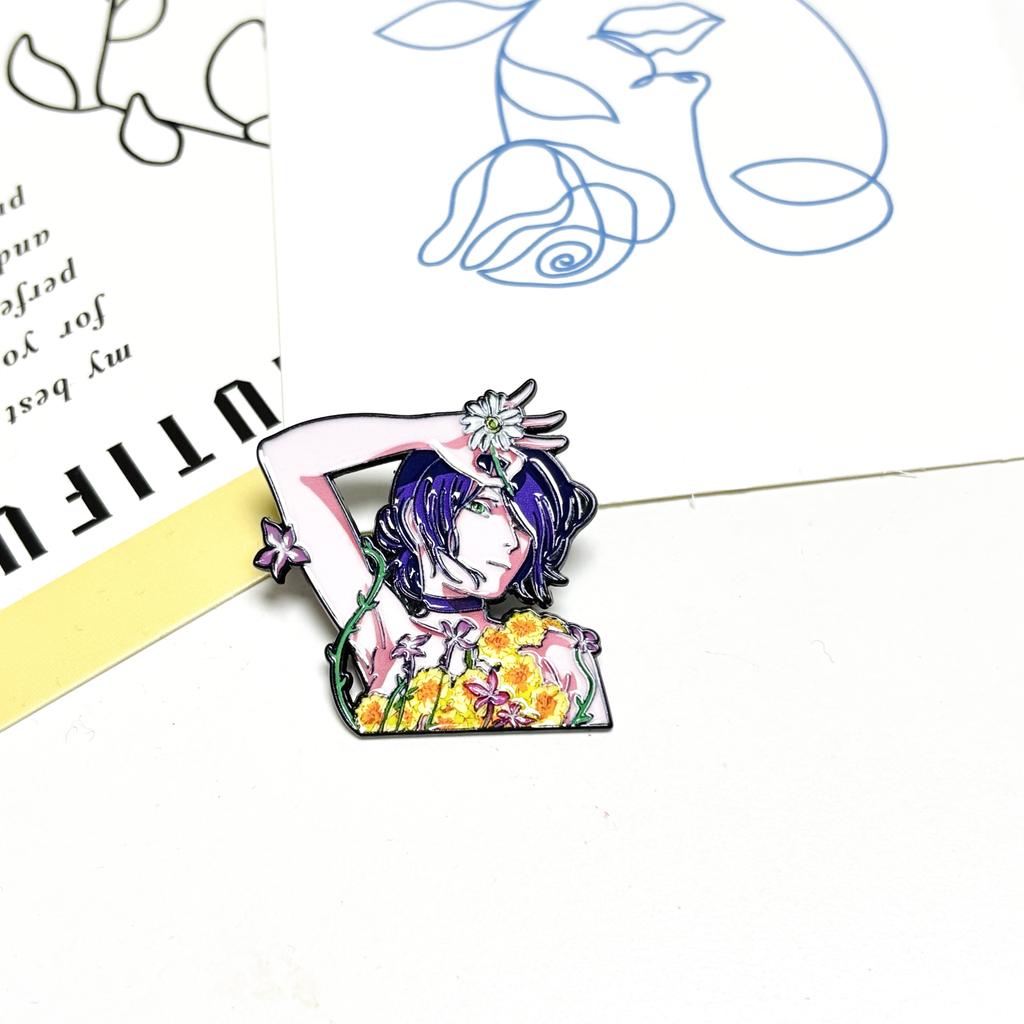 Anime Character Enamel Brooch Badge for Women and Men Cartoon Decorative Pin Punk Accessory Present for Friends Premium Quality