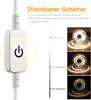 DC24V COB LED Light Strip With Touch Dimmable Switch 1M 2M 3M 4M 5M 10M For Room Decor Kitchen Cabinet Lighting
