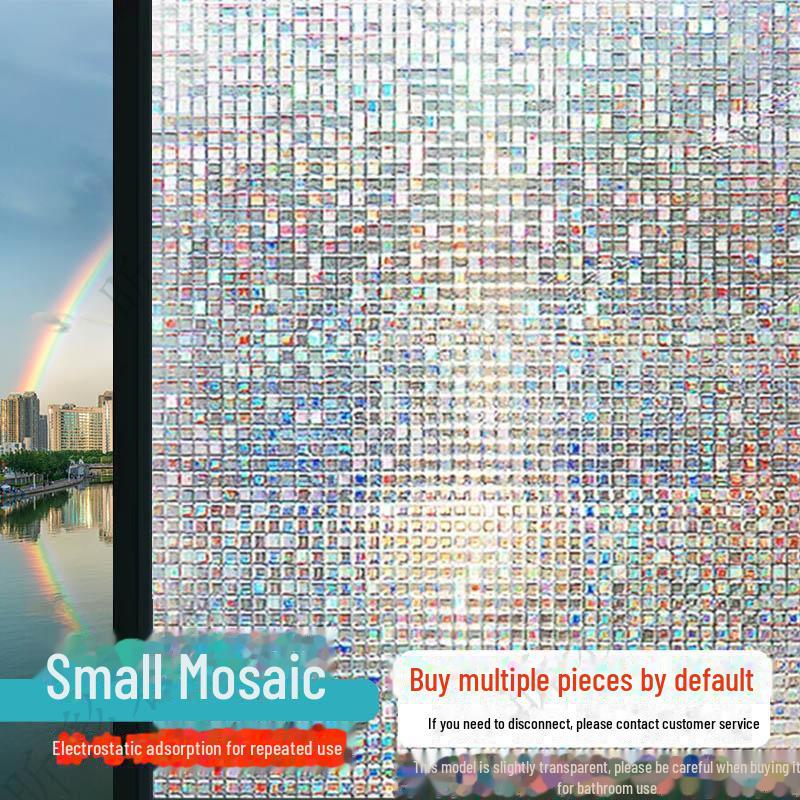 Nordic Privacy Frosted Window Film: Light-Transmitting & Anti-Peeping for Household and Bathroom Glass