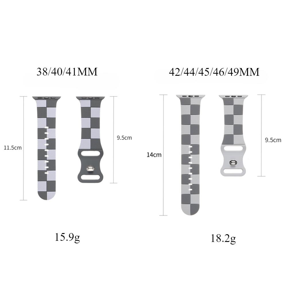 Sport Silicone Band For Apple Watch Strap 40mm 44mm 45mm 46mm Ultra 2 49mm 41mm 42 Mm Wristband Bracelet iWatch Series 7 6 8 9 10 SE 38mm Belt