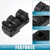 Power Window Switch 20945129 Power Master Window Control Switch for Chevy Silverado for GMC Sierra 1500 2500HD 3500HD 2007-2013 (Set of 1)