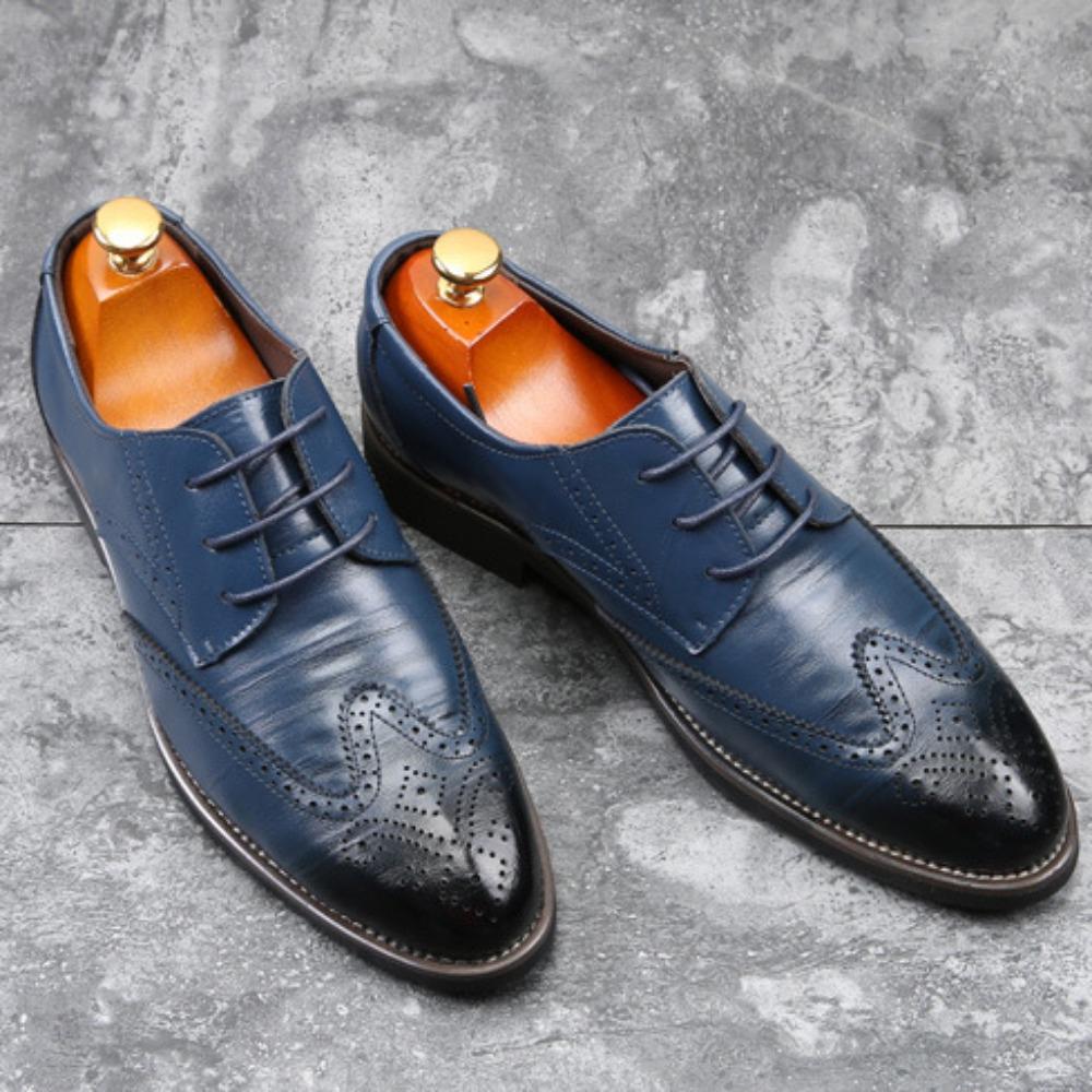 Fashion Men Dress Shoes Large Size 47 48 Business Casual Men's Leather Shoes Oxford Shoes for Men Sapatos Formais Masculinos Men Shoe