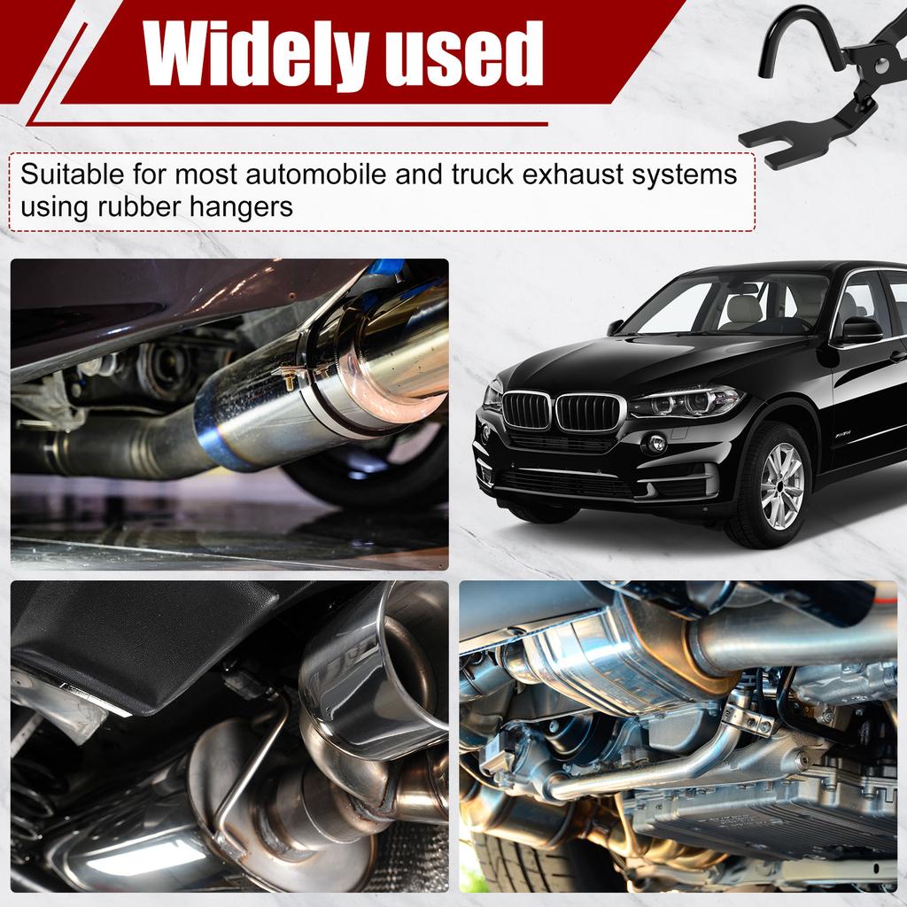 Auspuffaufhängerzange HCS Halterungsentfernungszange Rutschfest Ergonomisch Getrennt Gummihalterung Aufhängerstütze Entfernungswerkzeug für Auto