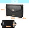 Oshikatsu Shoulder Bag with Clear Window, Decorations, Button Badges, and Bromide (Black)