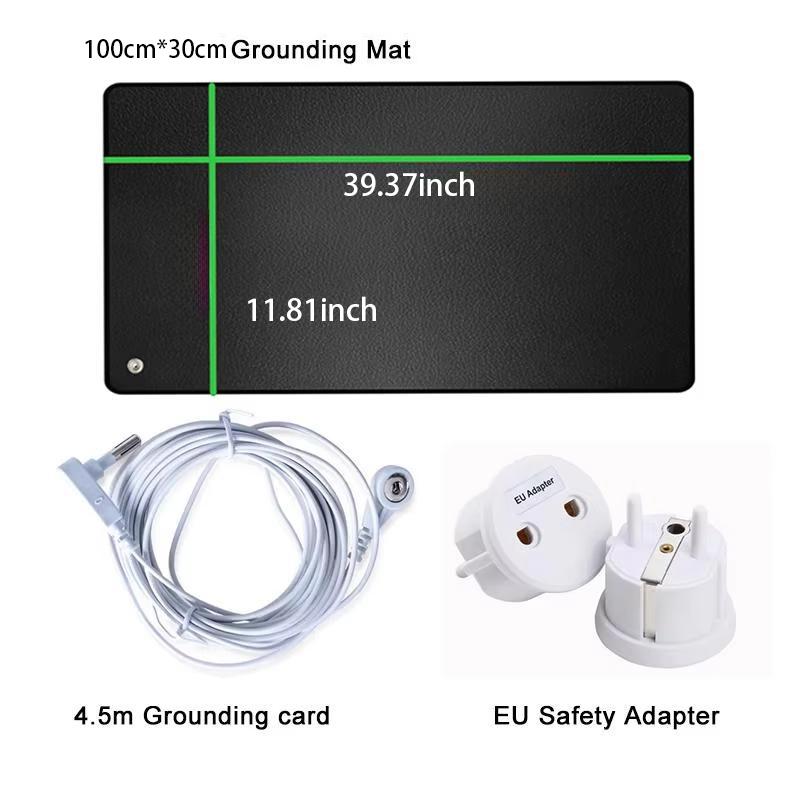 Earthing Universal Mat Kit 68x25cm/30x100cm Earth Desk Mat Grounding Mats Conductive Kit EMF Protection Accessories