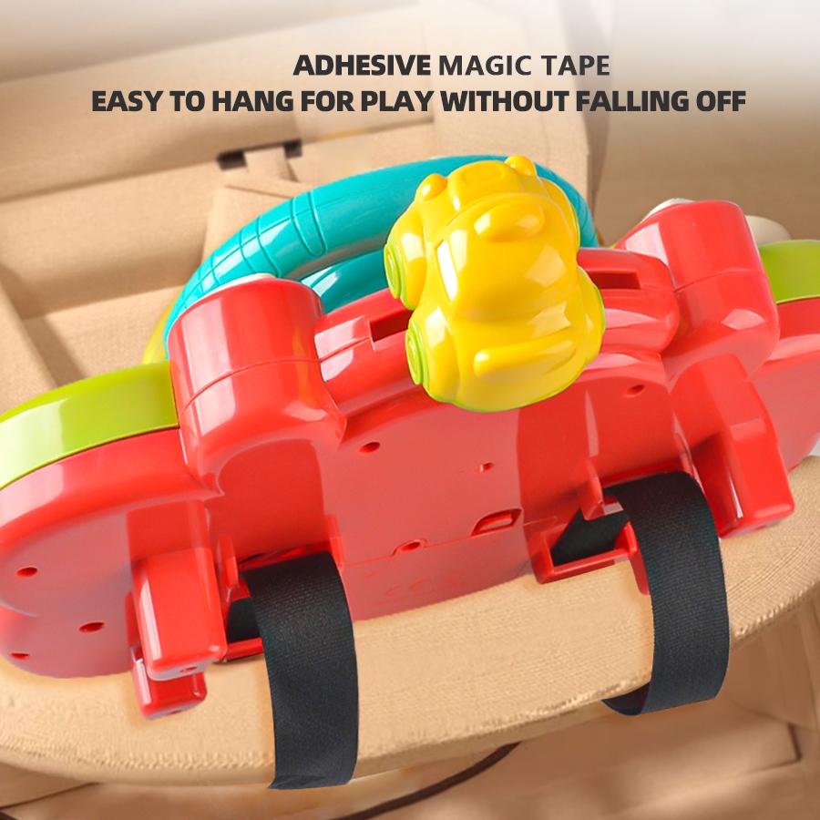 899-180 Simulate Driving Car Steering Wheel Toy with Music and Light Kids Early Educational Toy
