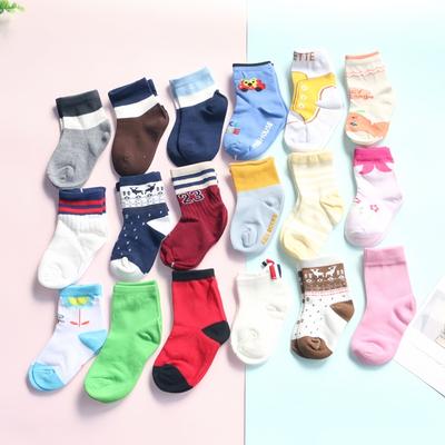 5Pairs/Lot Children Spring Autumn Socks Boys Girls Socks Kids Socks 1-9Year