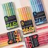 6 Colors Gel Pens Set Acrylic Painting Handbook Marker 1 Set Fine Tip Smooth Writing For School Art Office