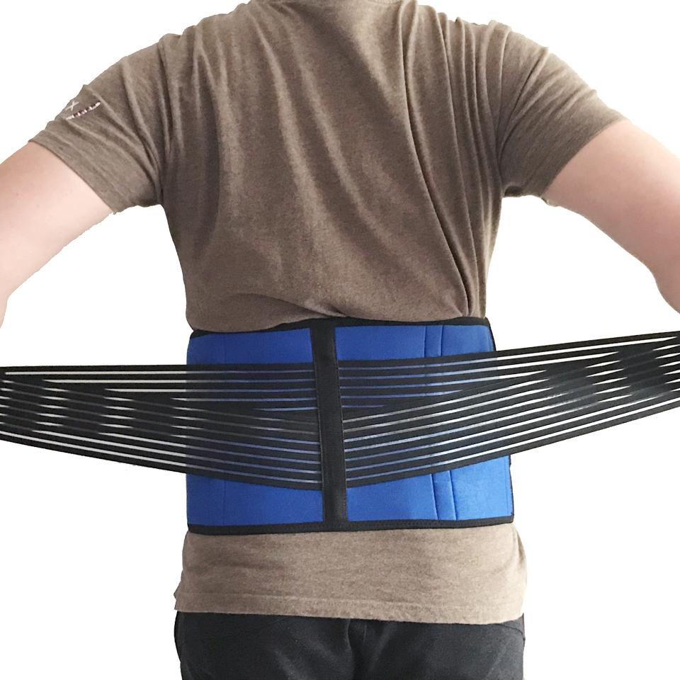 

XXXL Ортопедический Медицинский Неопреновый Компрессионный Пояснично-крестцовый Корсет для Поддержки Талии и Бедер при Ишиасе, Нервных Болях, Болях в Пояснице S синий