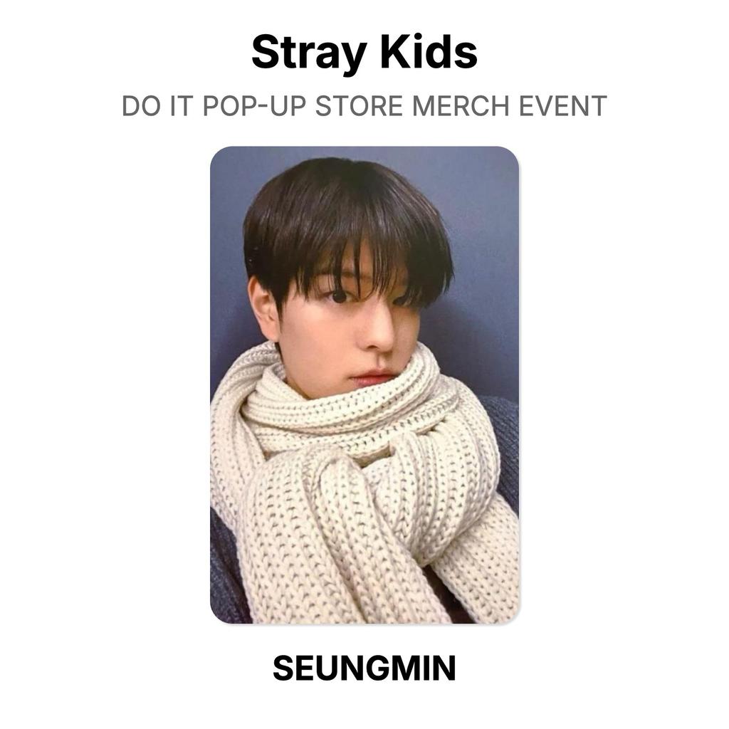 Stray Kids DO IT POP-UP STORE MERCH EVENT Official Photocard