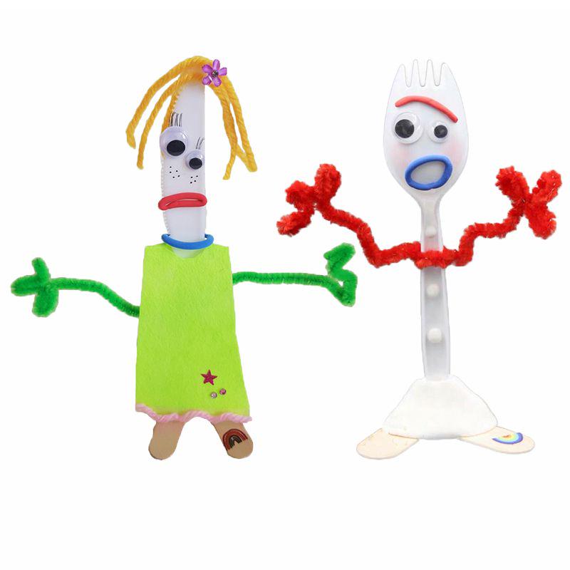 Toy Story 4 Creativity Make Your Own Forky And Knife Diy Kit For Endless Fun