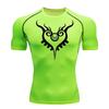 Men's Gym Workout Fitness Summer Compression Shirts Comfortable Quick-Drying Rash Guard Fashion Short Sleeve Athletic Tshirt Tees Tops