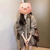 Women's Retro Wool Suit Coat: Casual Loose-Fit Jacket for Autumn and Winter