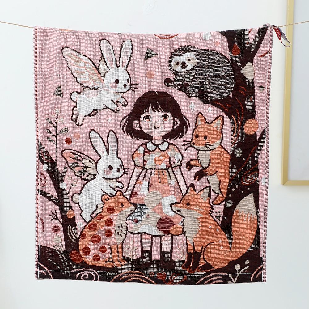 

New 34x40cm Large Hand Towel Quick Dry 4 Layer Cotton Gauze Kitchen Towel Decorative Tea Towel Home Restaurant