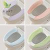 Toilet Seat Cushion Universal Adhesive Cushion For All Seasons, Waterproof Plush Cushion Ring,Bathroom Heater Toilet Seat Mat