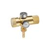 Pure Copper Gas Pressure Regulator & Gauge