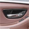 Carbon Fiber ABS Door Handle Bowl Cover For BMW 5 Series F10 520 525 528 2011-17