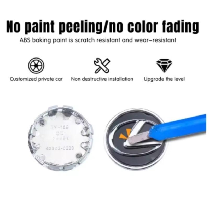 Pro 4 ks originální středové krytky kol pro auto Lexus IS250 IS200 CT200h GS300 LS430 RX450h LX570 IS300 ES RX LS IS NX CT LX UX