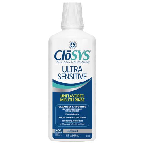 

CloSYS Original Tasteless Mouthwash for Sensitive Mouths, Alcohol-Free, 32 oz