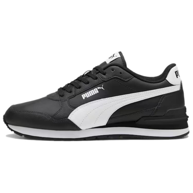 

Puma ST Runner v4 Leather Black White Unisex Sneakers 399068-01 44.5
