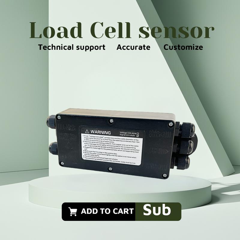 

Load Cell Plastic Waterproof Dust-proof Weighing Small Scale Sensor 4 Core Wire Junction Box Excitation Sensing for Weighing ONE