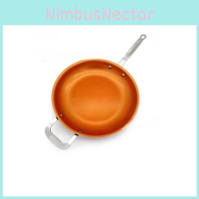 Durable Copper Non-stick Pan With Multi-size Options