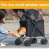 Outdoor Large Foldable Dog Pet Stroller Teddy Medium Luxury Dog Strollers Lightweight Cat Trolley with Wheel Pets Products