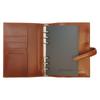 Franklin Planner Compact System Organizer with TATSUNO Natural Leather Binder, 20mm, with Belt, Brown, 64740